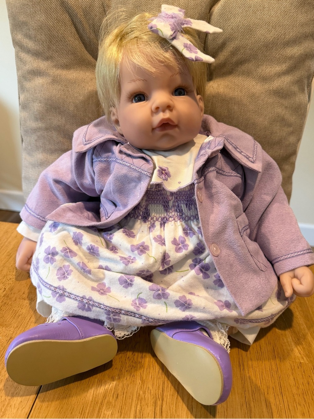 Pre-Owned Reva Schick Lee Middleton Weighted Baby Doll #060600